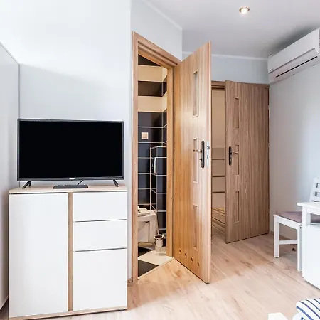 Bedroom Quarto em Acomodações Particulares Łeba